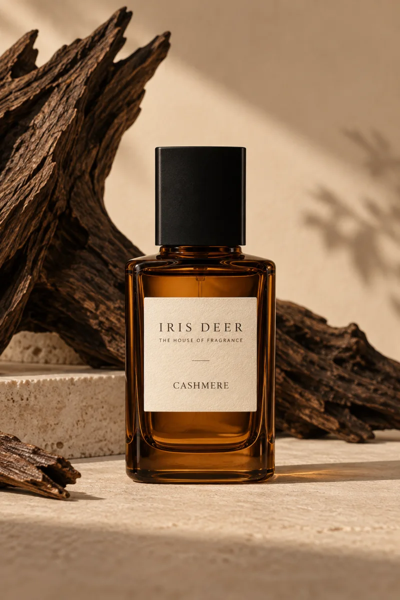 IRIS DEER Cashmere luxury car perfume — concept packaging